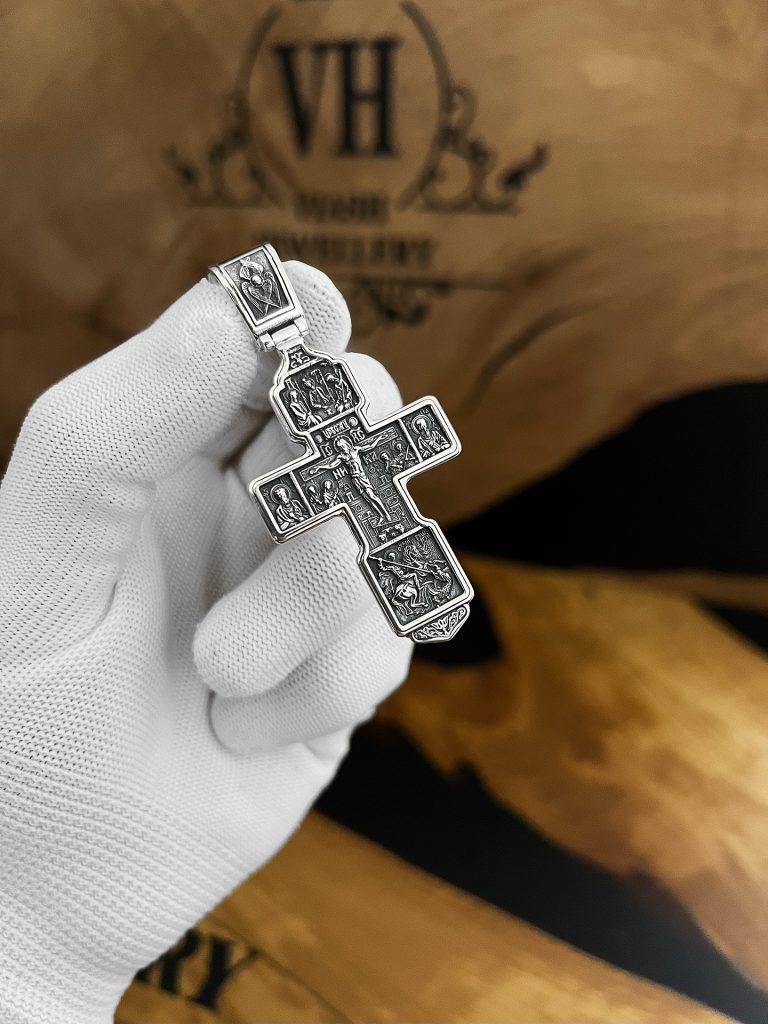 Серебряный крест - кр131