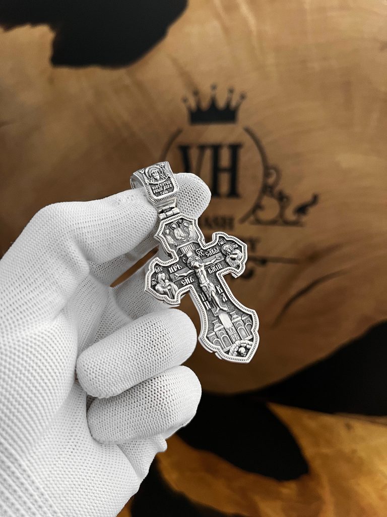 Серебряный крест - кр132