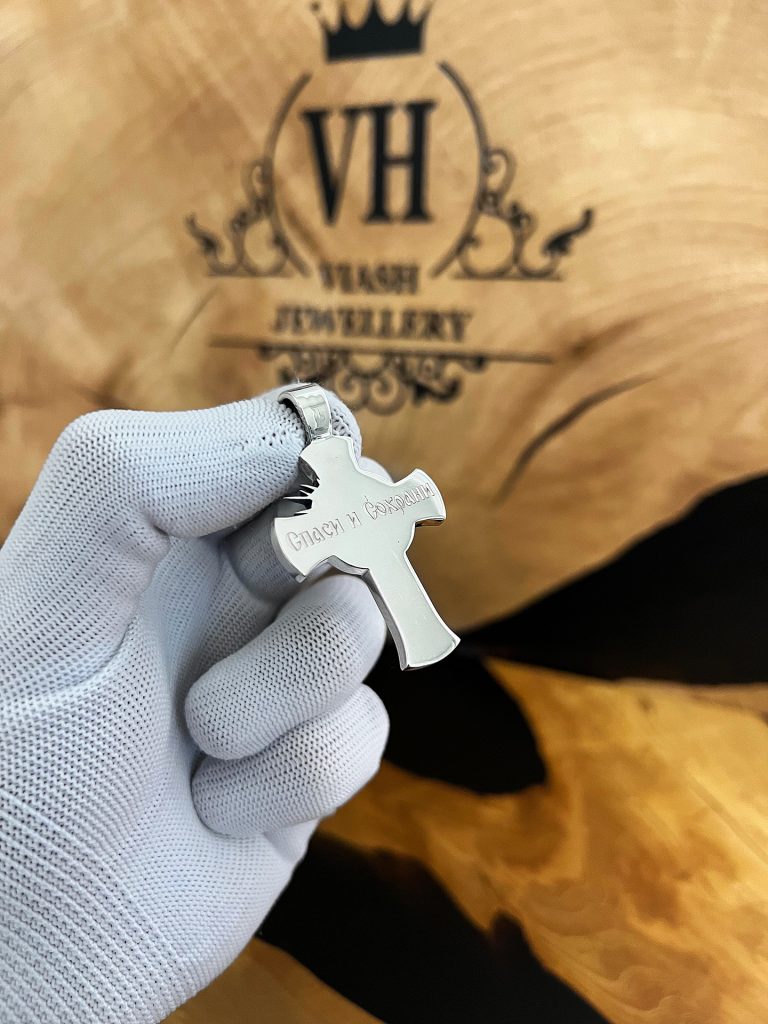 Серебряный крест - кр134